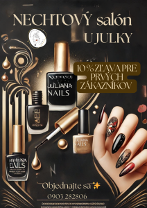 plagát nechtový salon juliana